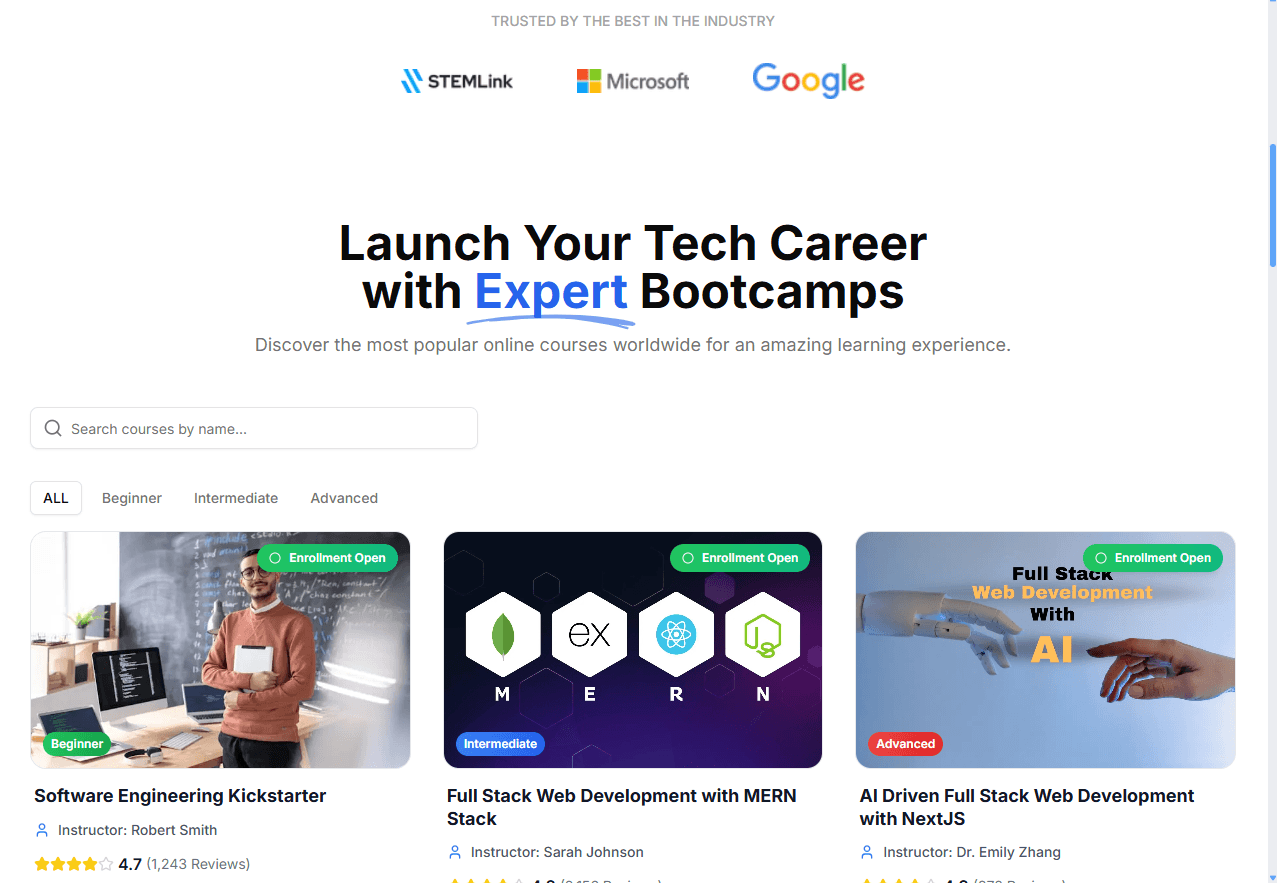 SkillForge.AI Recommendations Screenshot